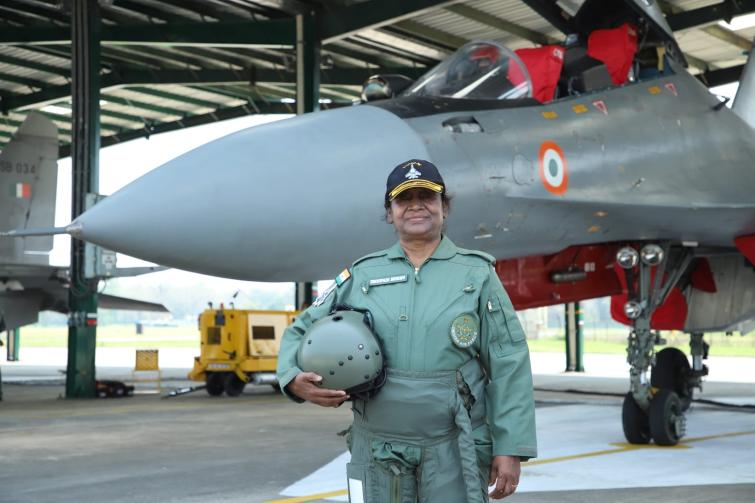 The President of India, Droupadi Murmu sorties in Sukhoi 30 MKI, hails India's Defence capabilities